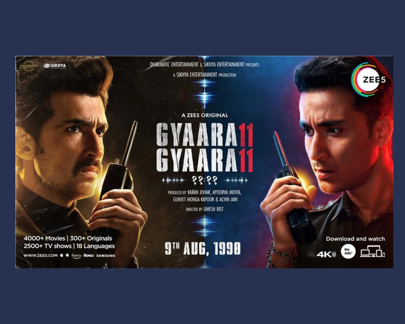 ZEE5 Global drops Gyaarah Gyaarah poster with a mysterious date: August 9, 1990!